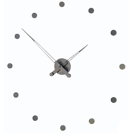 Horloge murale Rodon t nomon gris graphite