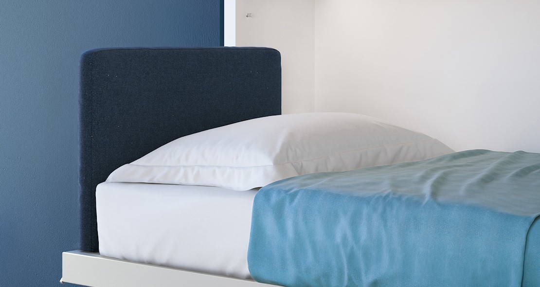 Tête de lit repliable pour lit escamotable Popi 90 clei