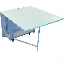 Table pliable Pezzani ARCHIMEDE 402 blanche